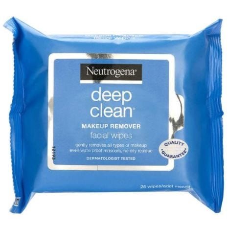 NEUTROGENA  - DEEP CLEAN מגבונים להסרת איפור | קוסמטיקס | נטרוג'ינה