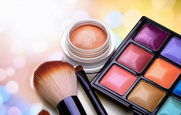 Colorful eyeshadow makeup concept