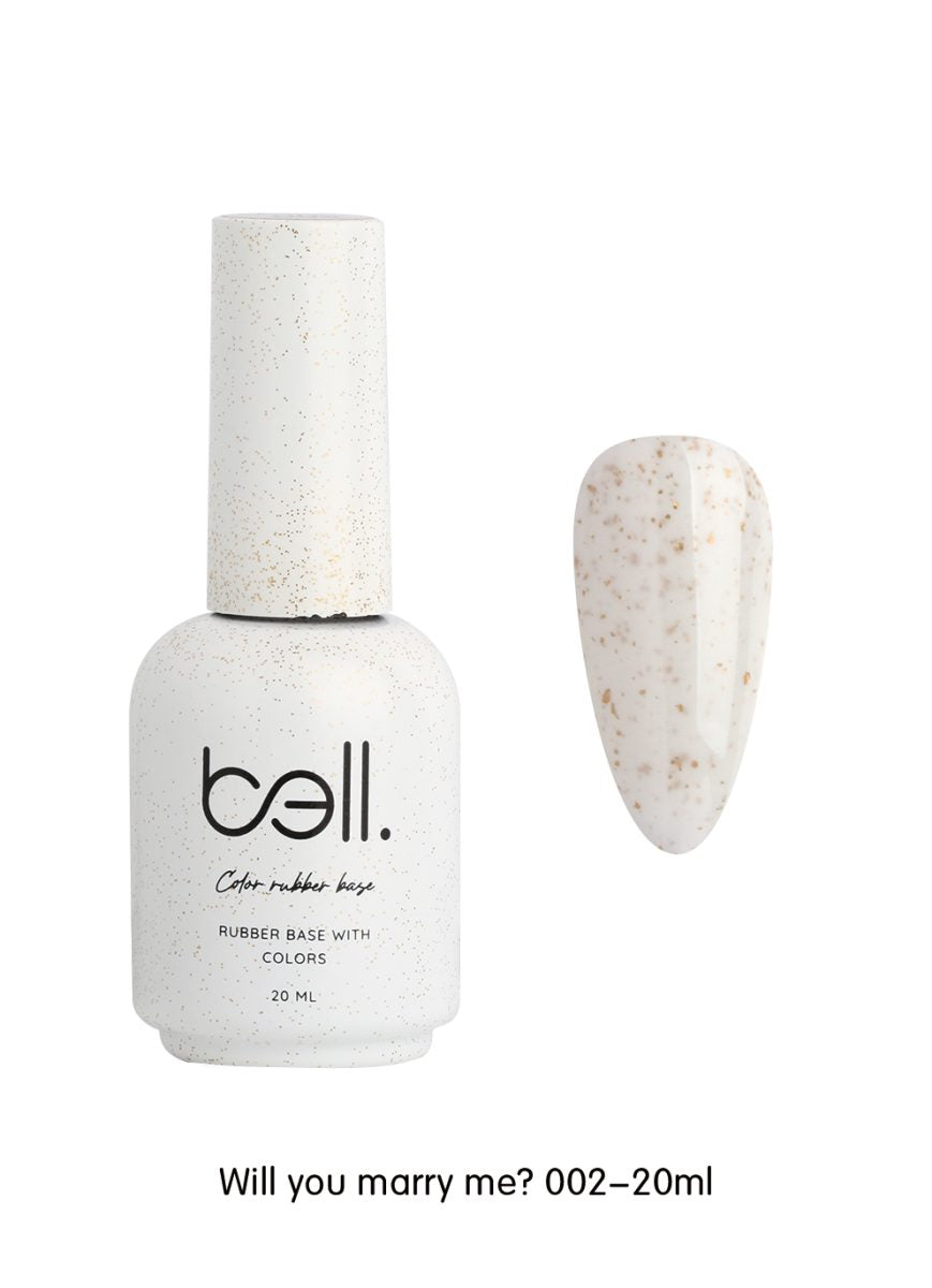 לק ג'ל מקצועי Bell בל 20 מ"ל גוון 002 - bell גוון 002 20 מ"ל ?Will you marry me בל