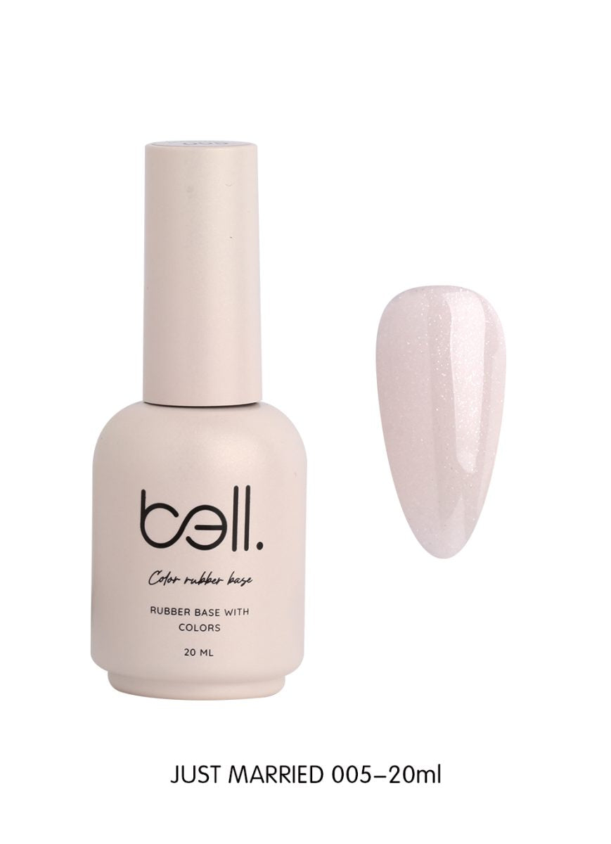 לק ג'ל מקצועי Bell בל 20 מ"ל גוון 005 - bell גוון 005 20 מ"ל JUST MARRIED בל