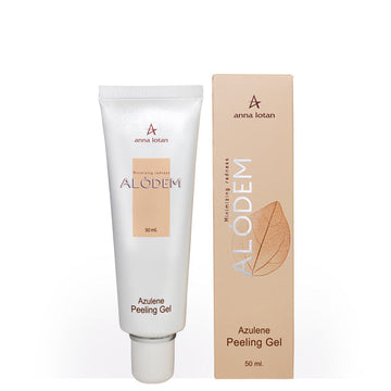 אנה לוטן Alodem פילינג ג'ל אזולן (Azulene Peeling Gel) לחידוש עדין והרגעה מיידית של עור אדמומי ושברירי 50 מ"ל