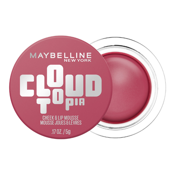 סומק מוס מייבלין קלאודטופיה Cloudtopia Cheek and Lip Mousse בגימור מאט מטושטש