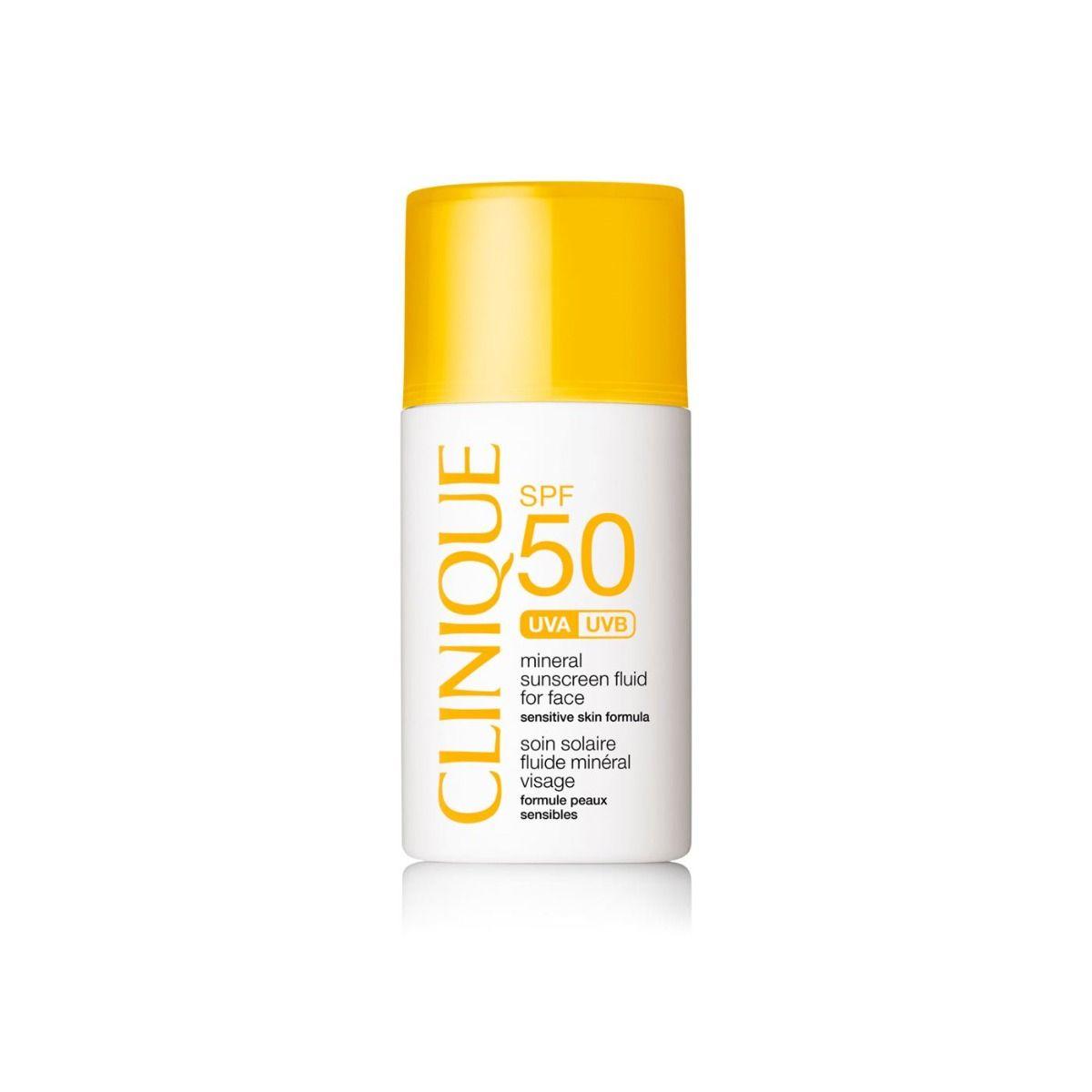 Clinique SPF 50 Mineral Sunscreen Fluid For Face - תחליב הגנה מינרלי קליל לפנים 30 מ"ל