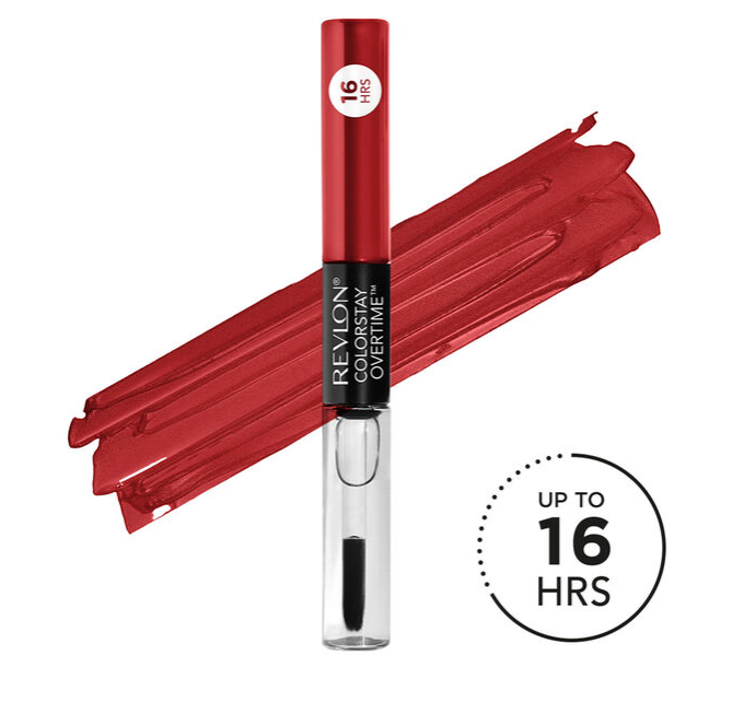 REVLON | רבלון - ColorStay Overtime | שפתון עמיד 16 שעות וגלוס מבריק (דו-צדדי)