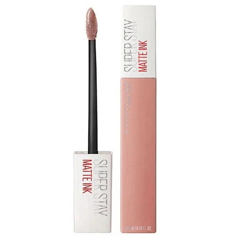 שפתון נוזלי מייבלין מאט אינק Super Stay Matte Ink עמיד ל-16 שעות בגימור מאט מושלם