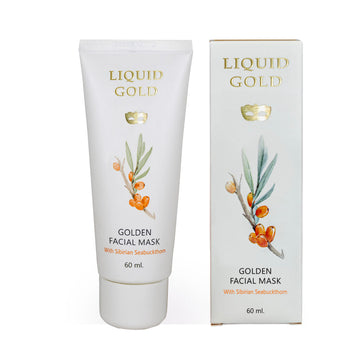 אנה לוטן Liquid Gold מסיכת פנים זהובה (Golden Facial Mask) להזנה אינטנסיבית וזוהר מיידי לעור בוגר ויבש 60 מ"ל