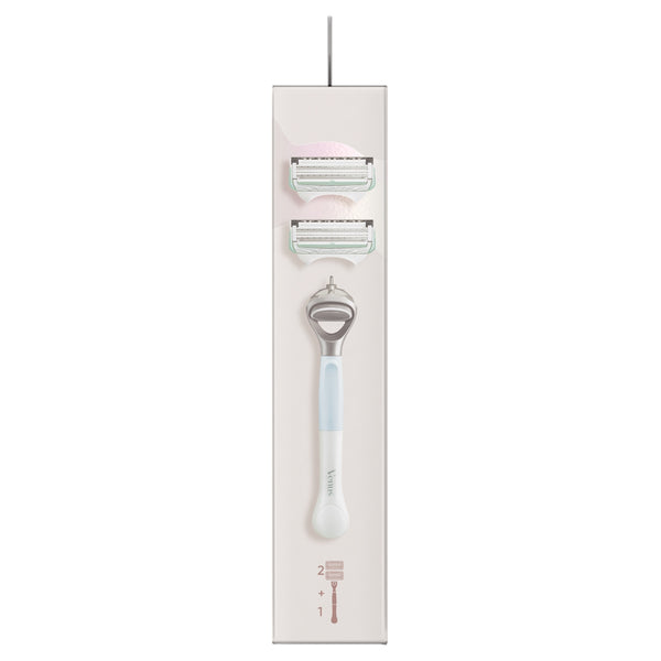 Gillette Venus | ג'ילט ונוס - סכין גילוח להגנה על אזור המפשעה והעור (ידית + סכין)