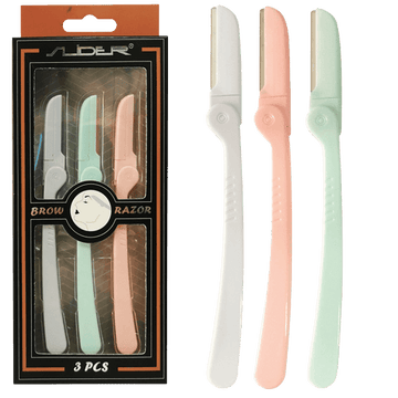 ערכת SLIDER BROW RAZOR - 3 מסרקים לעיצוב גבות מדויק | סלידר | Slider.