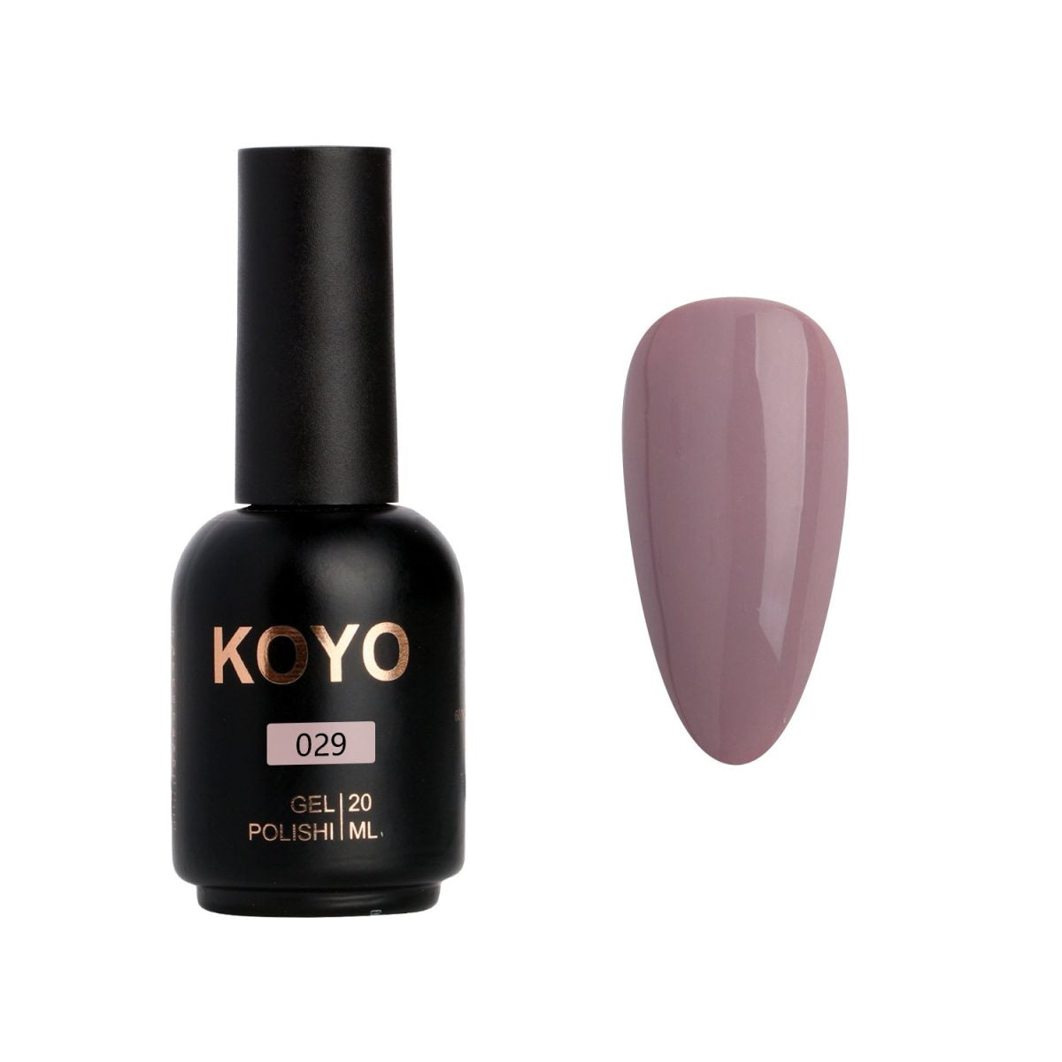 לק ג'ל מקצועי KOYO קויו גוון 029 - מניקור עמיד ואיכותי