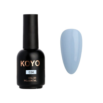 לק ג'ל מקצועי KOYO קויו גוון 034 - מניקור עמיד ואיכותי