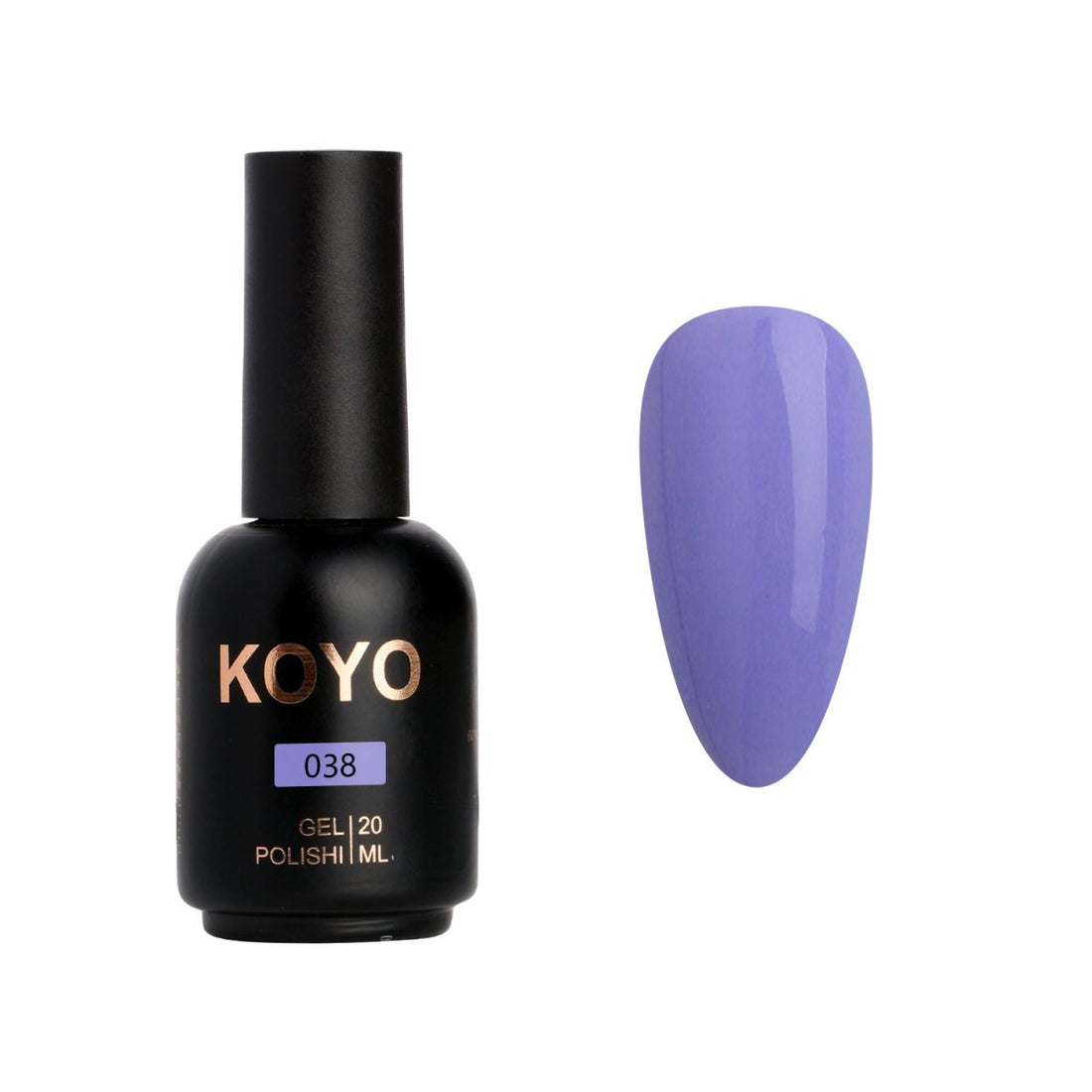 לק ג'ל מקצועי KOYO קויו גוון 038 - מניקור עמיד ואיכותי