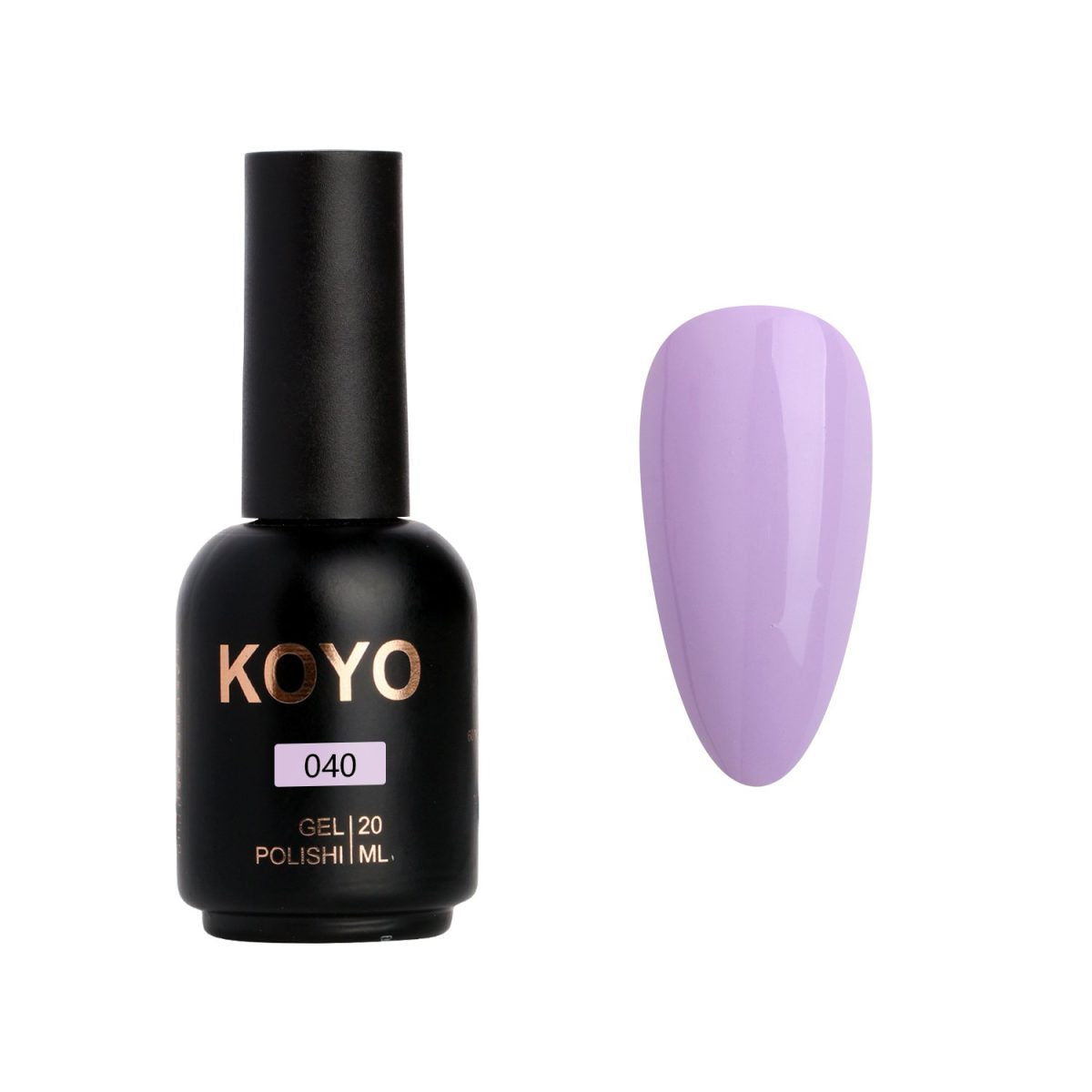 לק ג'ל מקצועי KOYO קויו גוון 040 - מניקור עמיד ואיכותי