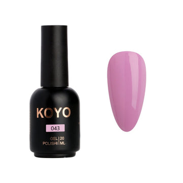 לק ג'ל מקצועי KOYO קויו גוון 043 - מניקור עמיד ואיכותי