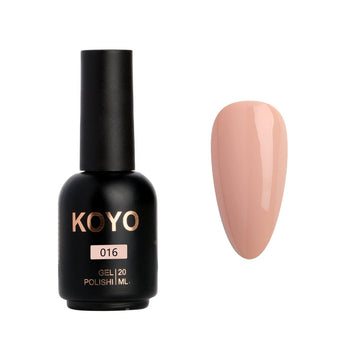 לק ג'ל מקצועי KOYO קויו גוון 016 - מניקור עמיד ואיכותי