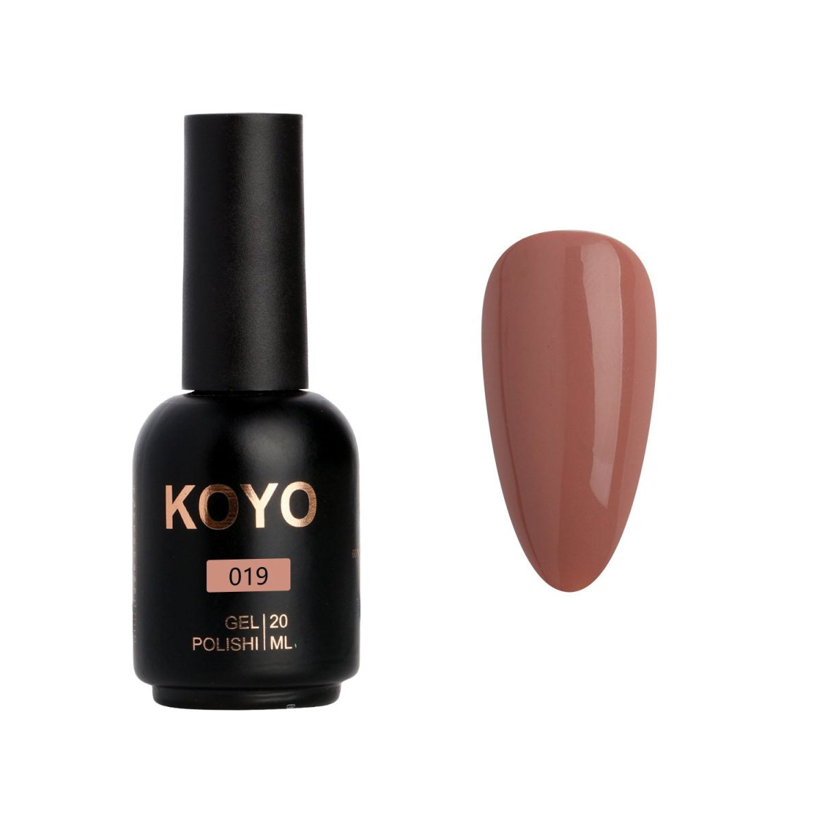 לק ג'ל מקצועי KOYO קויו גוון 019 - מניקור עמיד ואיכותי