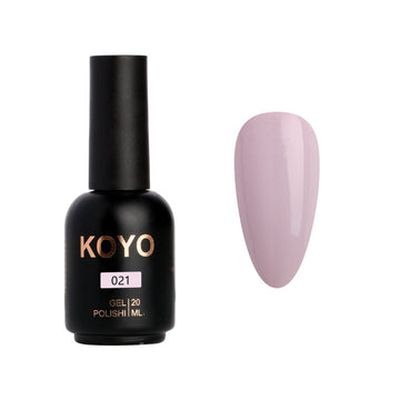 לק ג'ל מקצועי KOYO קויו גוון 021 - מניקור עמיד ואיכותי