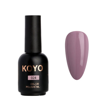 לק ג'ל מקצועי KOYO קויו גוון 024 - מניקור עמיד ואיכותי