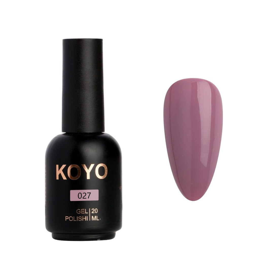 לק ג'ל מקצועי KOYO קויו גוון 027 - מניקור עמיד ואיכותי