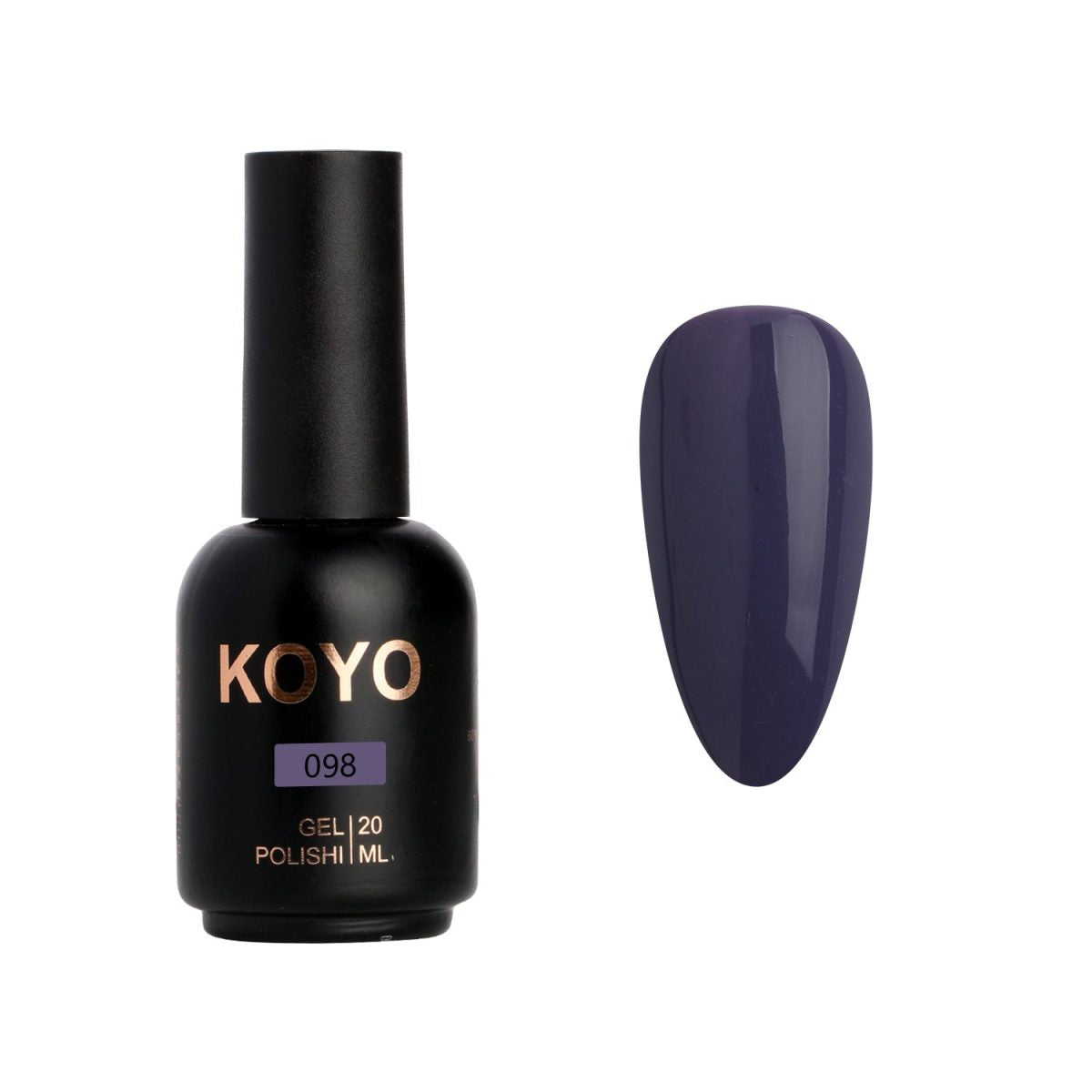 לק ג'ל מקצועי KOYO קויו גוון 098 - מניקור עמיד ואיכותי