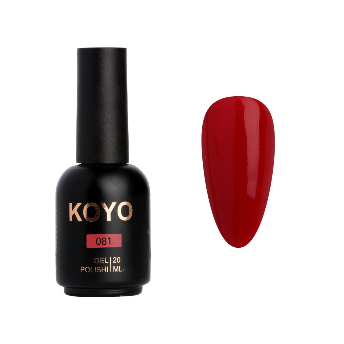 לק ג'ל מקצועי KOYO קויו גוון 081 - מניקור עמיד ואיכותי