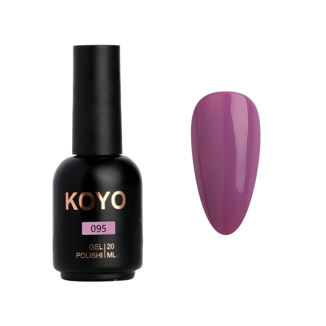 לק ג'ל מקצועי KOYO קויו גוון 095 - מניקור עמיד ואיכותי