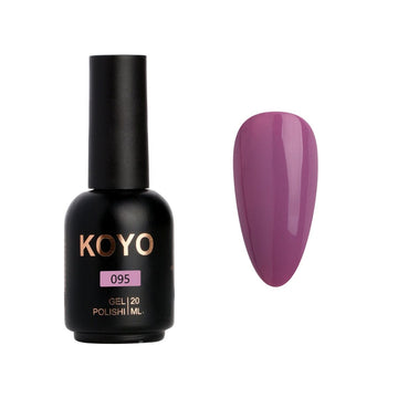 לק ג'ל מקצועי KOYO קויו גוון 095 - מניקור עמיד ואיכותי
