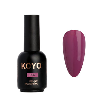 לק ג'ל מקצועי KOYO קויו גוון 096 - מניקור עמיד ואיכותי