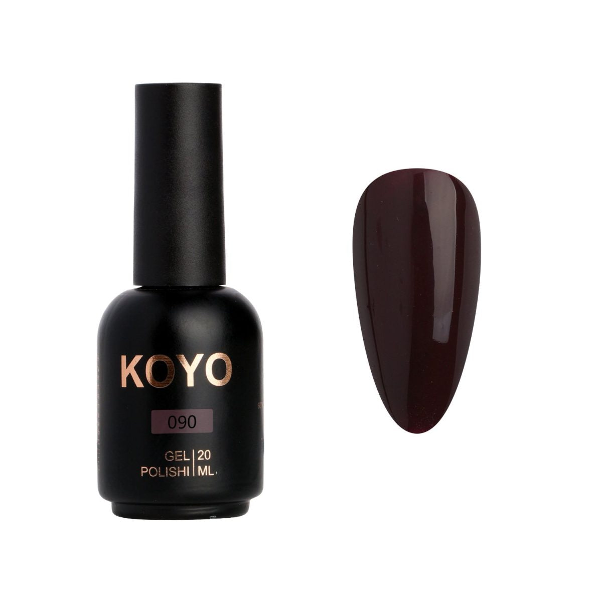 לק ג'ל מקצועי KOYO קויו גוון 090 - מניקור עמיד ואיכותי