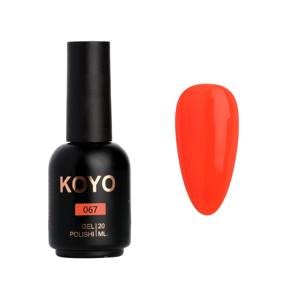 לק ג'ל מקצועי KOYO קויו גוון 067 - מניקור עמיד ואיכותי