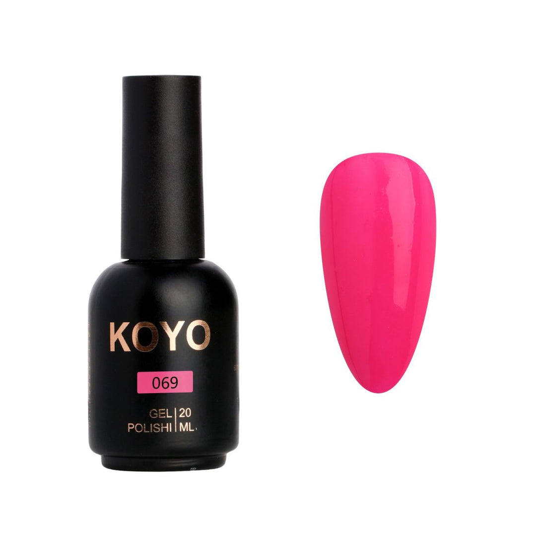 לק ג'ל מקצועי KOYO קויו גוון 069 - מניקור עמיד ואיכותי