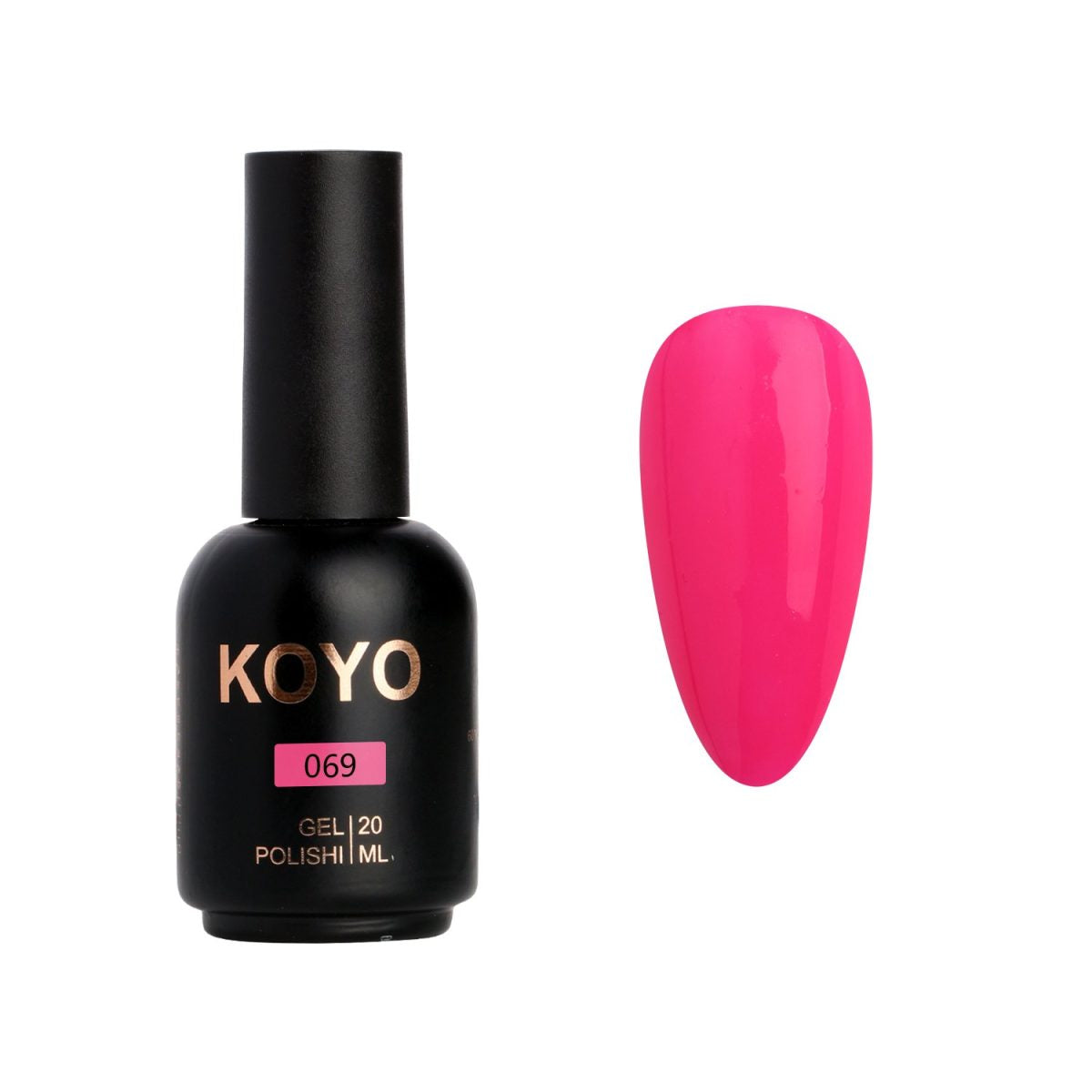 לק ג'ל מקצועי KOYO קויו גוון 069 - מניקור עמיד ואיכותי