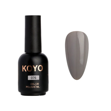 לק ג'ל מקצועי KOYO קויו גוון 076 - מניקור עמיד ואיכותי