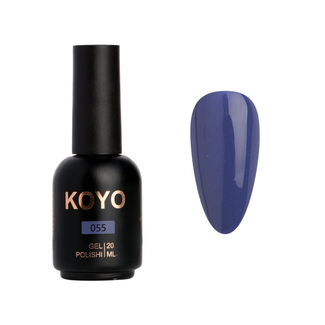 לק ג'ל מקצועי KOYO קויו גוון 055 - מניקור עמיד ואיכותי