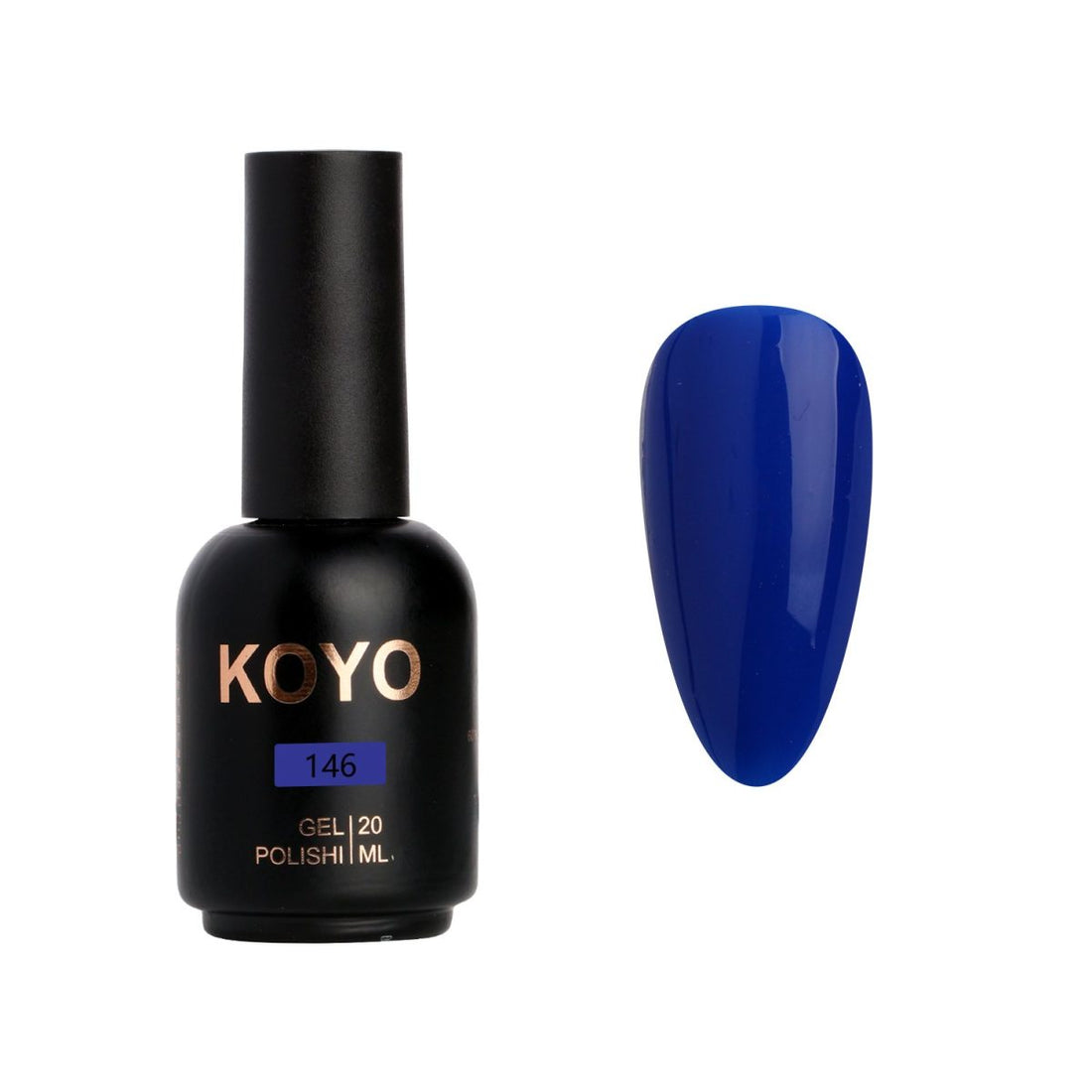 לק ג'ל מקצועי KOYO קויו גוון 146 בכיסוי מלא ועמיד