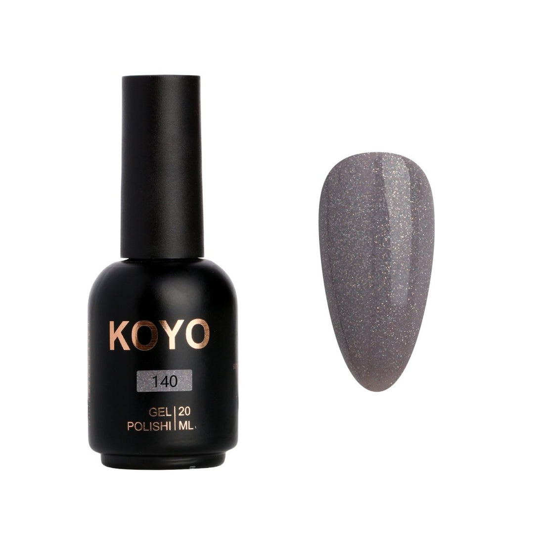 לק ג'ל מקצועי KOYO קויו גוון 140 - מניקור עמיד ואיכותי