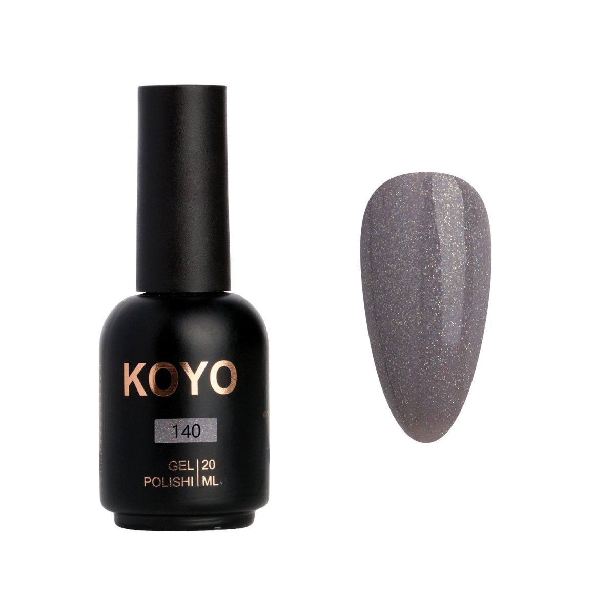 לק ג'ל מקצועי KOYO קויו גוון 140 - מניקור עמיד ואיכותי