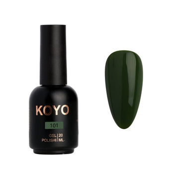 לק ג'ל מקצועי KOYO קויו גוון 101 - מניקור עמיד ואיכותי