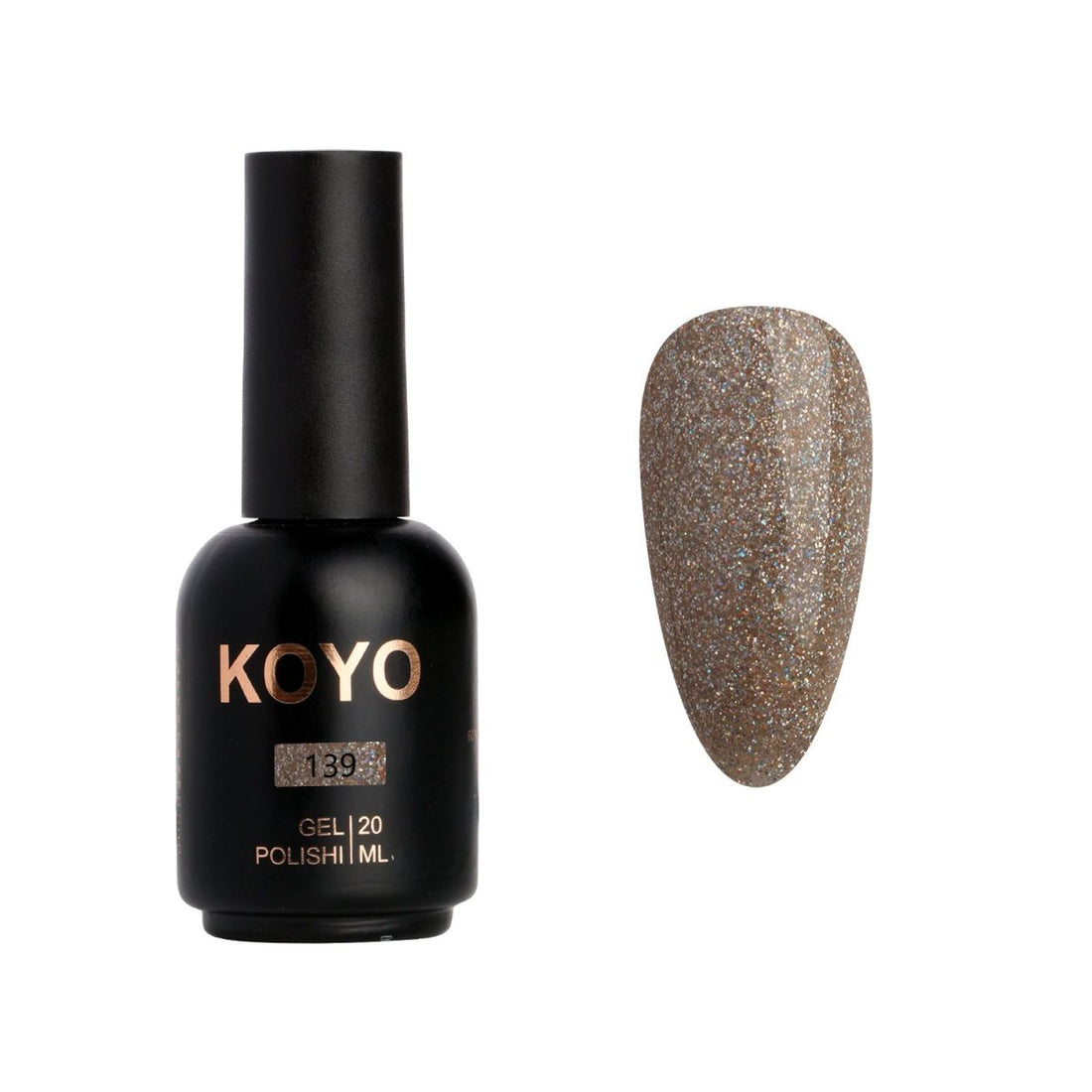 לק ג'ל מקצועי KOYO קויו גוון 139 - מניקור עמיד ואיכותי