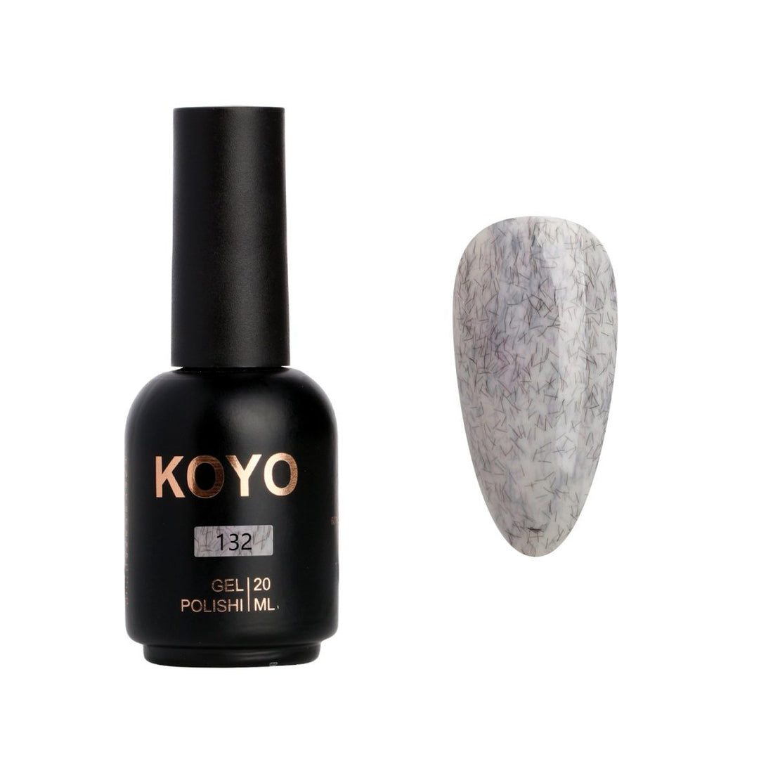 לק ג'ל מקצועי KOYO קויו גוון 132 - מניקור עמיד ואיכותי