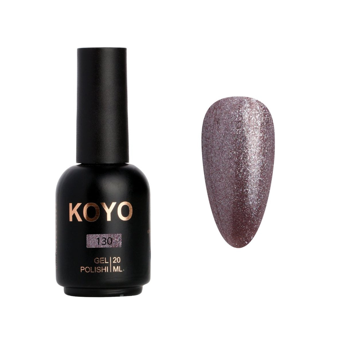 לק ג'ל מקצועי KOYO קויו גוון 130 - מניקור עמיד ואיכותי