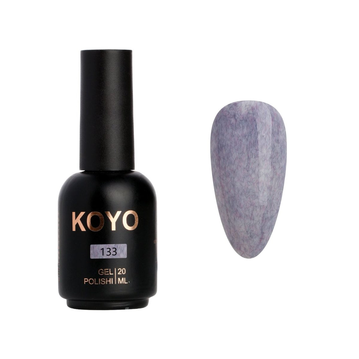 לק ג'ל מקצועי KOYO קויו גוון 133 - מניקור עמיד ואיכותי