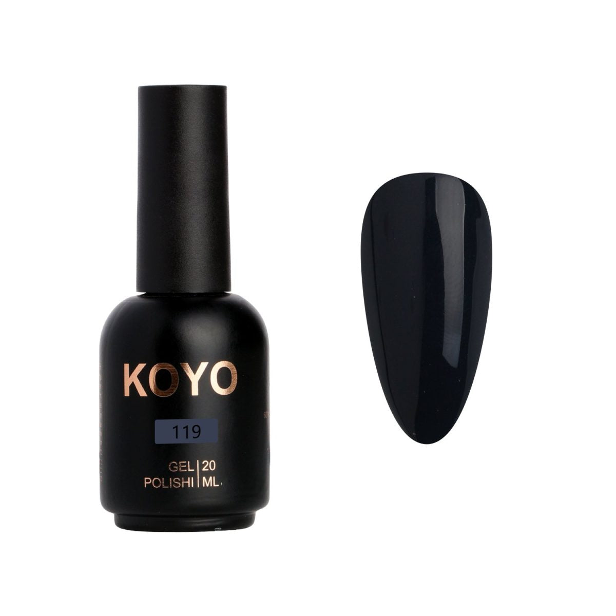 לק ג'ל מקצועי KOYO קויו גוון 119 - מניקור עמיד ואיכותי