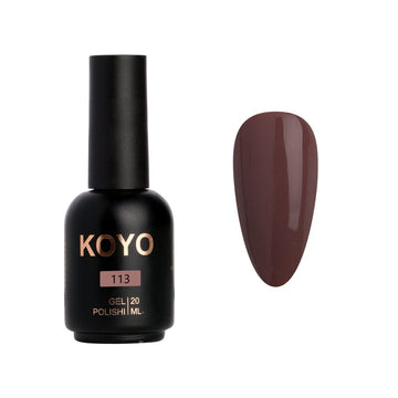 לק ג'ל מקצועי KOYO קויו גוון 113 - מניקור עמיד ואיכותי