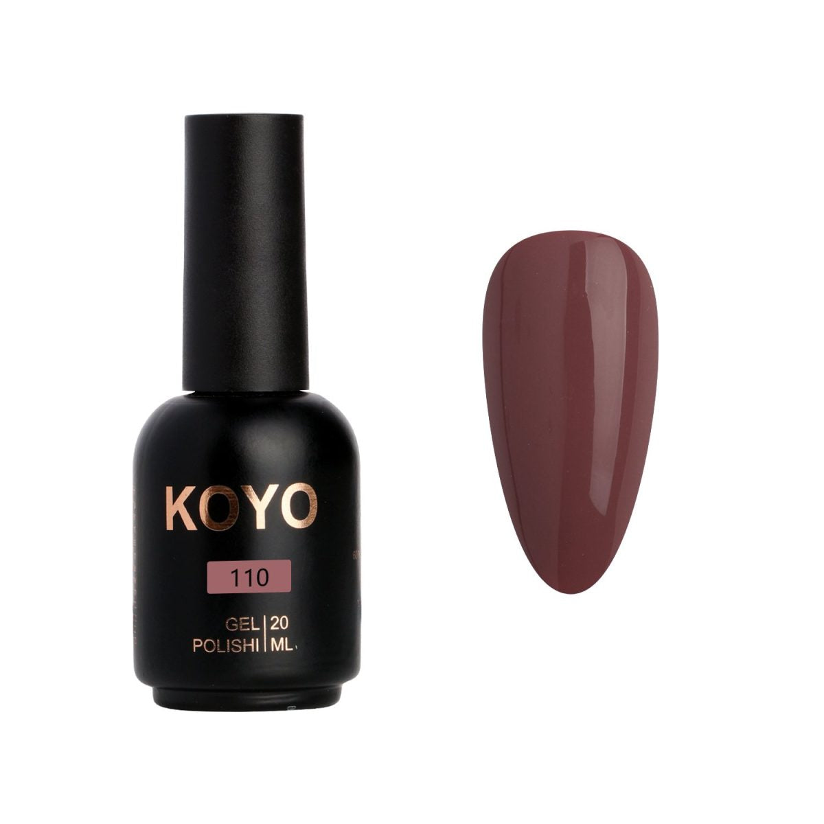 לק ג'ל מקצועי KOYO קויו גוון 110 - מניקור עמיד ואיכותי