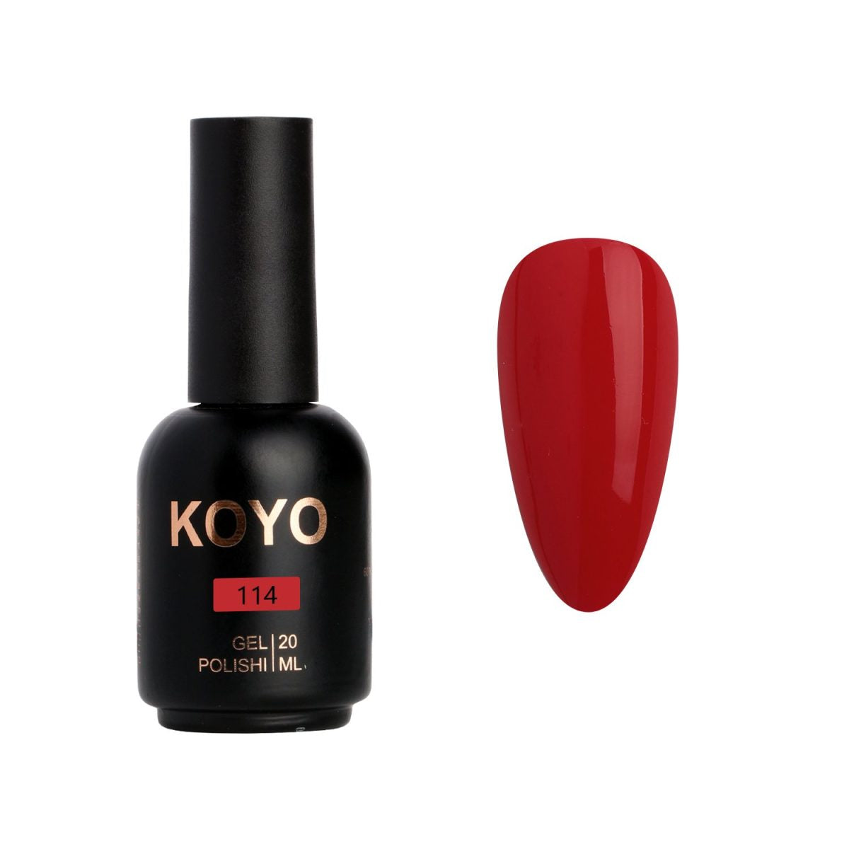 לק ג'ל מקצועי KOYO קויו גוון 114 - מניקור עמיד ואיכותי