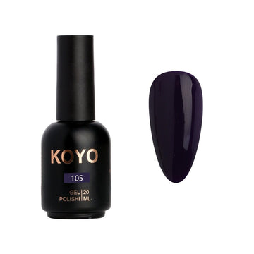 לק ג'ל מקצועי KOYO קויו גוון 105 - מניקור עמיד ואיכותי