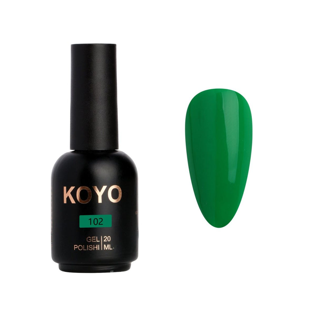 לק ג'ל מקצועי KOYO קויו גוון 102 - מניקור עמיד ואיכותי
