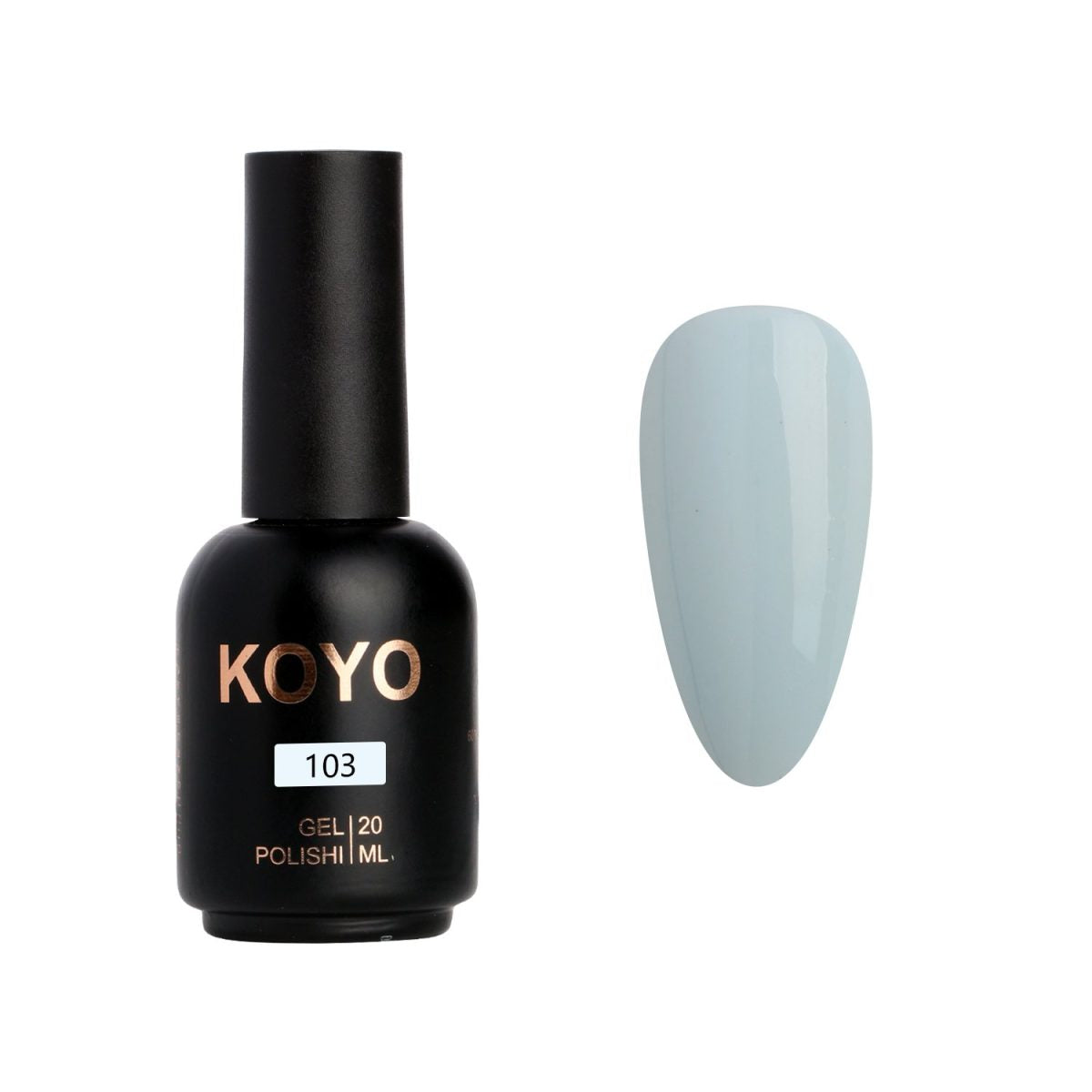 לק ג'ל מקצועי KOYO קויו גוון 103 - מניקור עמיד ואיכותי