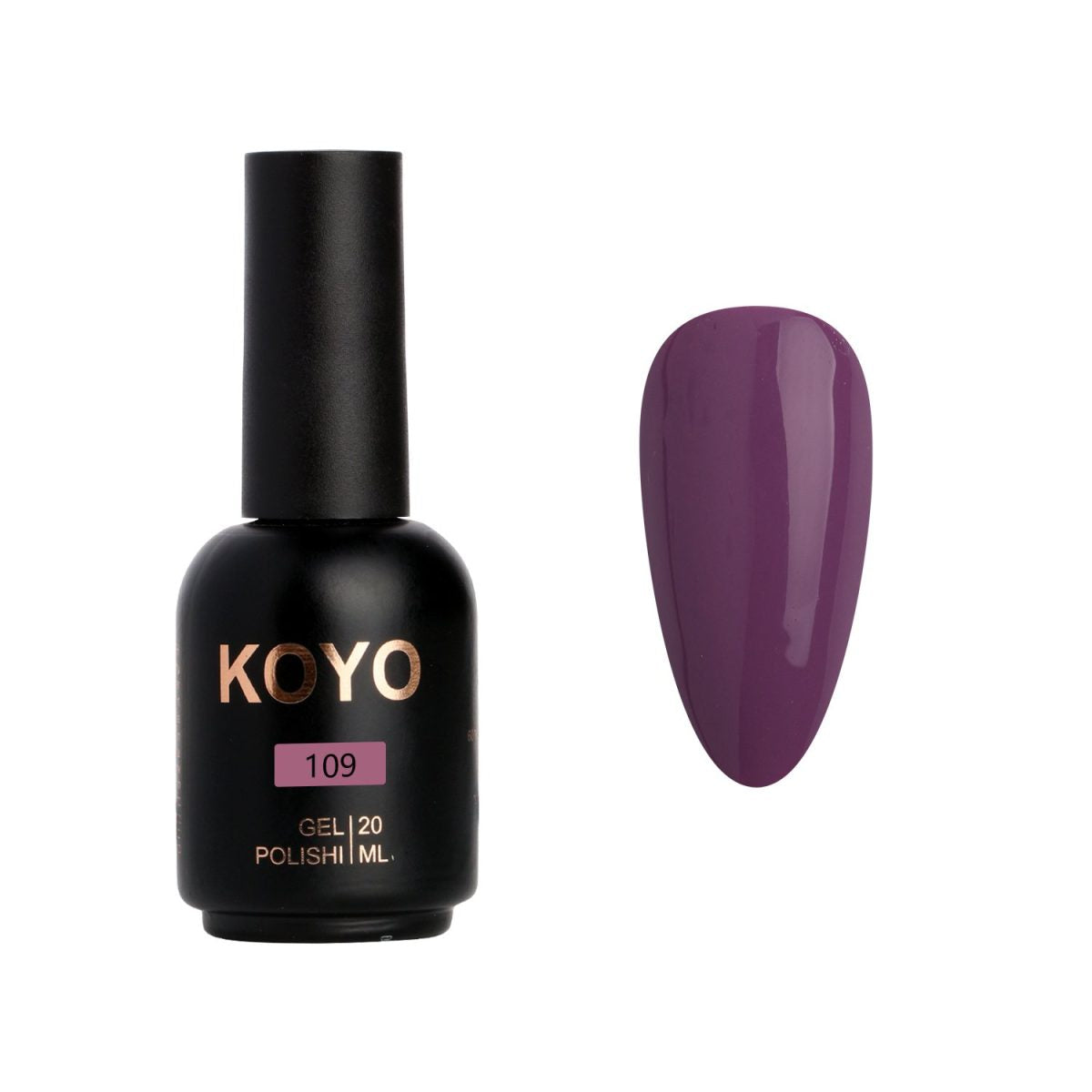 לק ג'ל מקצועי KOYO קויו גוון 109 - מניקור עמיד ואיכותי