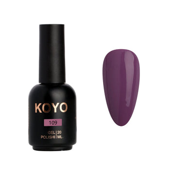 לק ג'ל מקצועי KOYO קויו גוון 109 - מניקור עמיד ואיכותי